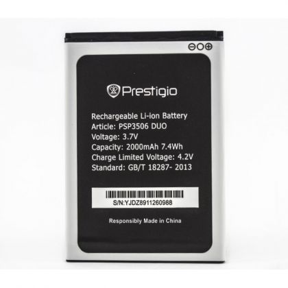 акумулятор prestigio wize m3 / 3506 / psp3506 / pap3506 [original prc] 12 міс. гарантії