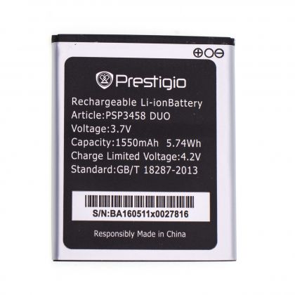 акумулятор prestigio wize o3 / psp3458 / psp3459 / psp3468 [original prc] 12 міс. гарантії