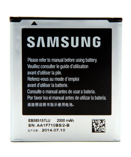 акумулятор samsung i8552, galaxy win, i8580, galaxy core advance, g355, galaxy core 2 и др. (eb585157lu, eb-bg355bbe) [original prc] 12 міс. гарантії