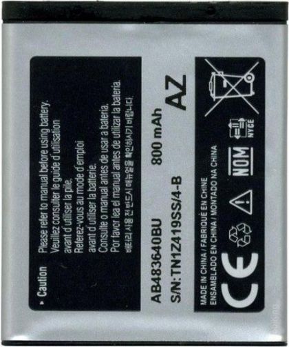 акумулятор samsung j600, m600, s8300, b3210, s7350, j160, e740 и др. (ab533640bu, ab483640be) [original prc] 12 міс. гарантії