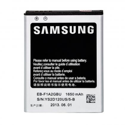 акумулятор samsung s2, s2 plus, i9100, i9105, i9103, galaxy r, galaxy z и др. (eb-f1a2gbu) [original prc] 12 міс. гарантії