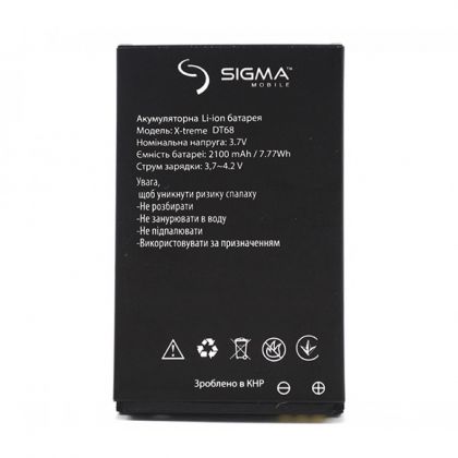 акумулятор sigma x-treme dt68 [original prc] 12 міс. гарантії