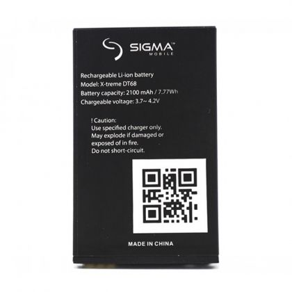 акумулятор sigma x-treme dt68 [original prc] 12 міс. гарантії