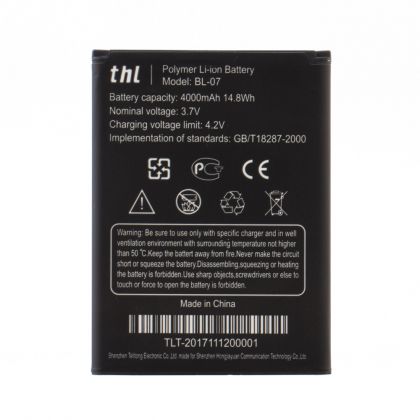 акумулятор thl bl-07 [original prc] 12 міс. гарантії