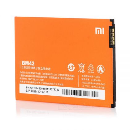 акумулятор xiaomi bm42 (redmi note) [original prc] 12 міс. гарантії