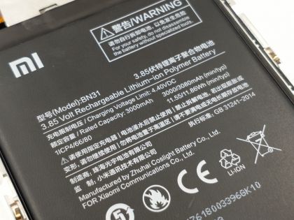 акумулятор xiaomi bn31 - mi a1/ mi 5x/ redmi note 5a/ redmi note 5a pro [original] 12 міс. гарантії