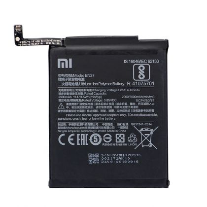 акумулятор xiaomi bn37 (redmi 6/ 6a / m1804c3dg) 3000 mah [original prc] 12 міс. гарантії