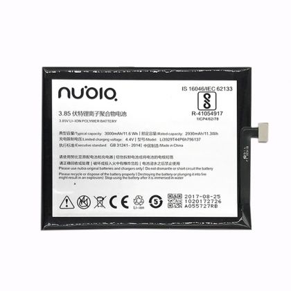 акумулятор zte nubia z11 mini s/ nubia z17 mini/ nx549/ nx549j/ nx569/ nx569j/ nx569h - li3929t44p6h796137 [original] 12 міс. гарантії