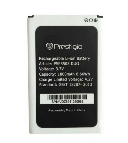 акумулятор prestigio wize d3,wize e3,wize k3,wize c3 / 3505/ 3509/ 3519/ 3503 [original prc] 12 міс. гарантії