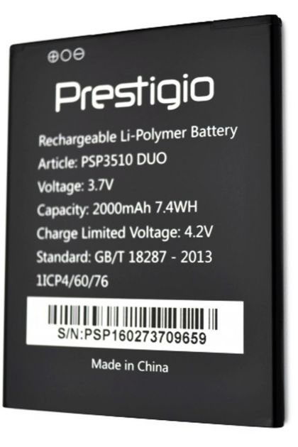акумулятор prestigio psp3510 wize g3 (2000 mah) [original prc] 12 міс. гарантії