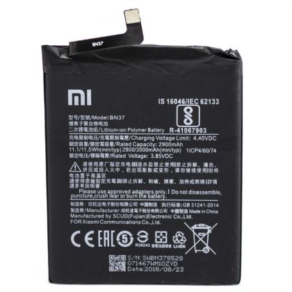 акумулятор xiaomi bn37 / redmi 6/6a [original] 12 міс. гарантії