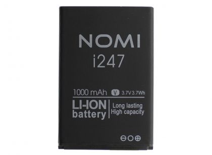 акумулятор nomi nb-247/ i247 [original prc] 12 міс. гарантії
