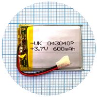 Акумулятор універсальний 043040Р 42 x 30 x 4 600 mAh 3.7V,