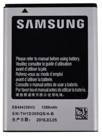 акумулятор для samsung s5660, s5830, s6312, s6102, s7500 и др. (eb494358vu, eb464358vu) [hc]