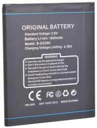 Акумулятор для Doogee B-DG280 (DG280 LEO) 1800 mAh [Original PRC] 12 міс. гарантії