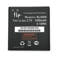Акумулятор для Fly BL8008 FS401 Stratus 1 1400 mAh [Original PRC] 12 міс. гарантії