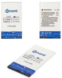 акумулятор nomi nb-243 i243 [original prc] 12 міс. гарантії