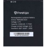 Акумулятор для Prestigio PAP5300, PAP5307 [Original PRC] 12 міс. гарантії 2100 mAh
